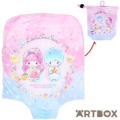 SANRIO Little Twin Stars Picnic Fabric Suitcase Cover Medium