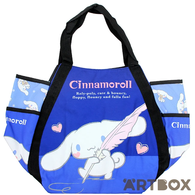 SANRIO Cinnamoroll Feather Dark Blue Balloon Style Handbag 1 SANRIO Cinnamoroll Feather Dark Blue Balloon Style Handbag