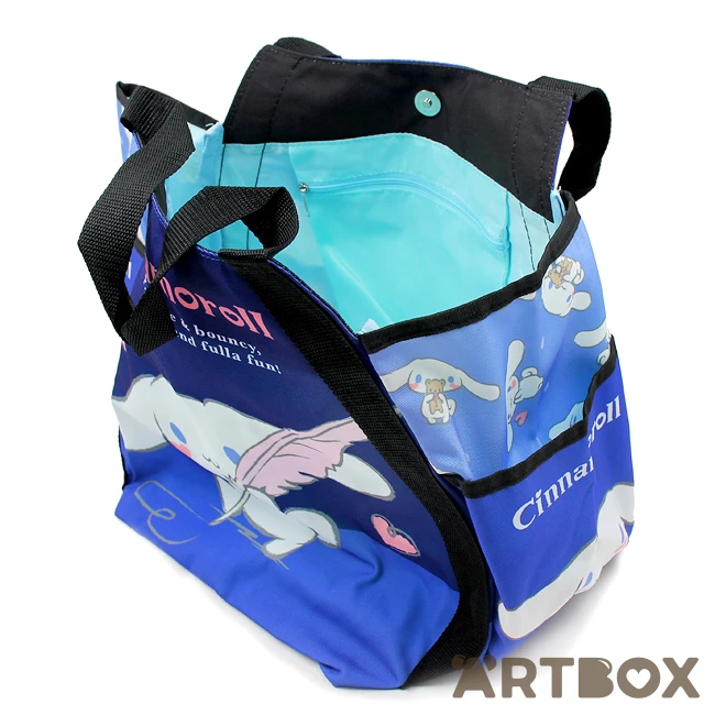 SANRIO Cinnamoroll Feather Dark Blue Balloon Style Handbag 2 SANRIO Cinnamoroll Feather Dark Blue Balloon Style Handbag - Image 2