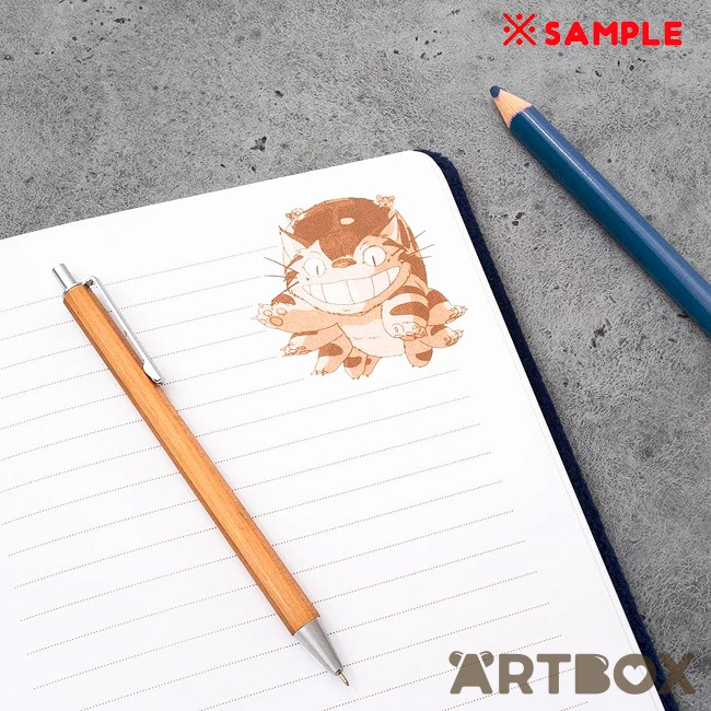 Catbus My Neighbour Totoro Plush Cover Lined A5 Notebook 3 Catbus My Neighbour Totoro Plush Cover Lined A5 Notebook - Image 3