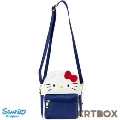 SANRIO Hello Kitty Face Faux Leather Mini Two-Way Backpack