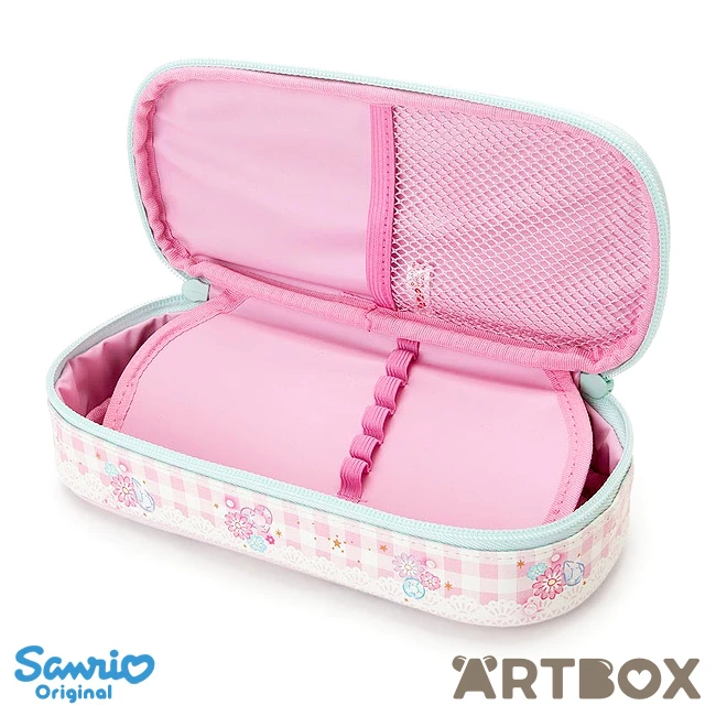 SANRIO Mewkle Dreamy Gingham Zipped Pen Pouch With Divider 2 SANRIO Mewkle Dreamy Gingham Zipped Pen Pouch With Divider - Image 2