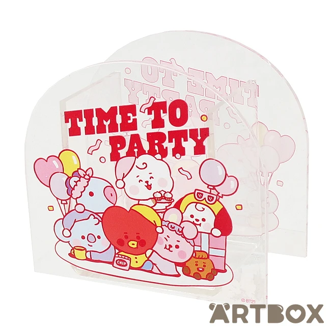 No Brand BT21 Baby Time To Party Acrylic Pen Holder 1 No Brand BT21 Baby Time To Party Acrylic Pen Holder