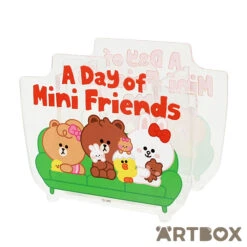 No Brand Brown & Friends Mini Friends Acrylic Pen Holder