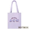 No Brand BT21 Mang Minini Logo Design Classic Tote Bag