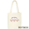 No Brand BT21 RJ Minini Logo Design Classic Tote Bag