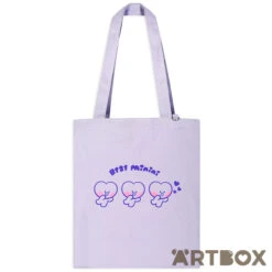 No Brand BT21 Tata Minini Logo Design Classic Tote Bag