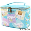 SANRIO Cinnamoroll Snacks Blue Zipped Vanity Case With Mirror