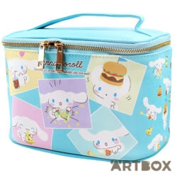 SANRIO Cinnamoroll Snacks Blue Zipped Vanity Case With Mirror