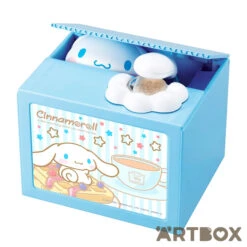 SANRIO Cinnamoroll Mischievous Action Talking Coin Bank