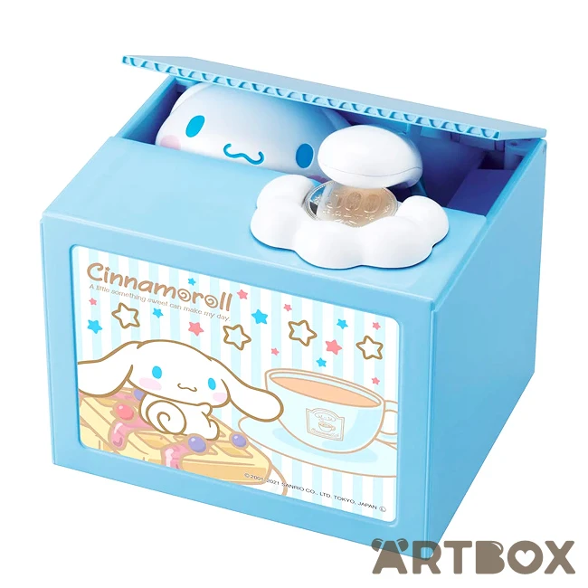 SANRIO Cinnamoroll Mischievous Action Talking Coin Bank 1 SANRIO Cinnamoroll Mischievous Action Talking Coin Bank