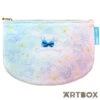 SANRIO Cinnamoroll Anniversary Fluffy Flat Zipped Pouch Pink