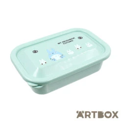 My Neighbour Totoro Simple Green Bento Box With Divider Medium
