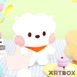 No Brand BT21 RJ Minini Flat Marshmallow Feel Cushion Plush -Fashion Gift Shop 590478 BT21 Minini Cushion RJ 4 650