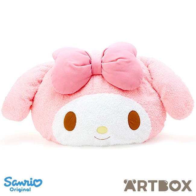 SANRIO My Melody Face Jumbo Size Die Cut Plush Cushion 1 SANRIO My Melody Face Jumbo Size Die Cut Plush Cushion