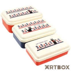 Kikis Delivery Service Jiji Modern Flower 3 Nesting Bento Boxes