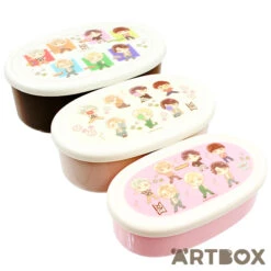 No Brand TinyTAN Characters Dynamite Set Of 3 Oval Nesting Boxes