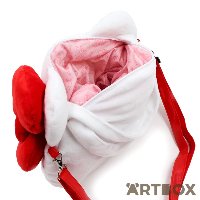 SANRIO Hello Kitty Face Design Plush Shoulder Hand Bag 2 SANRIO Hello Kitty Face Design Plush Shoulder Hand Bag - Image 2