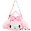 SANRIO My Melody Face Design Plush Shoulder Hand Bag