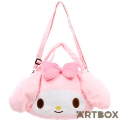 SANRIO My Melody Face Design Plush Shoulder Hand Bag
