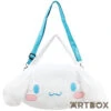 SANRIO Cinnamoroll Face Design Plush Shoulder Hand Bag