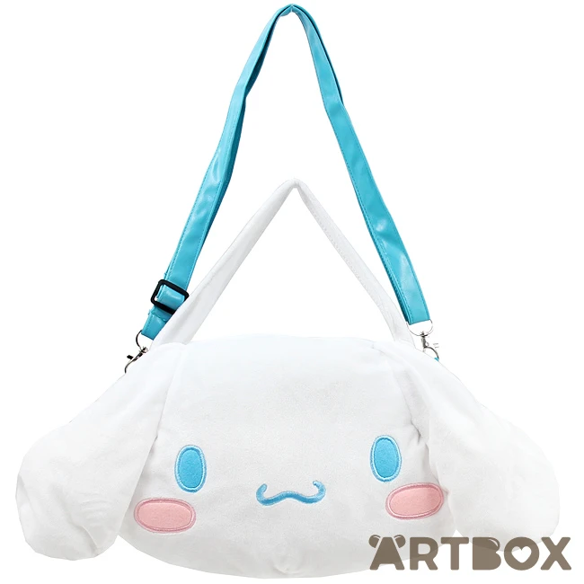 SANRIO Cinnamoroll Face Design Plush Shoulder Hand Bag 1 SANRIO Cinnamoroll Face Design Plush Shoulder Hand Bag