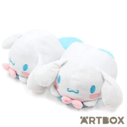SANRIO Cinnamoroll Classic 3D Face Design Soft Plush Slippers