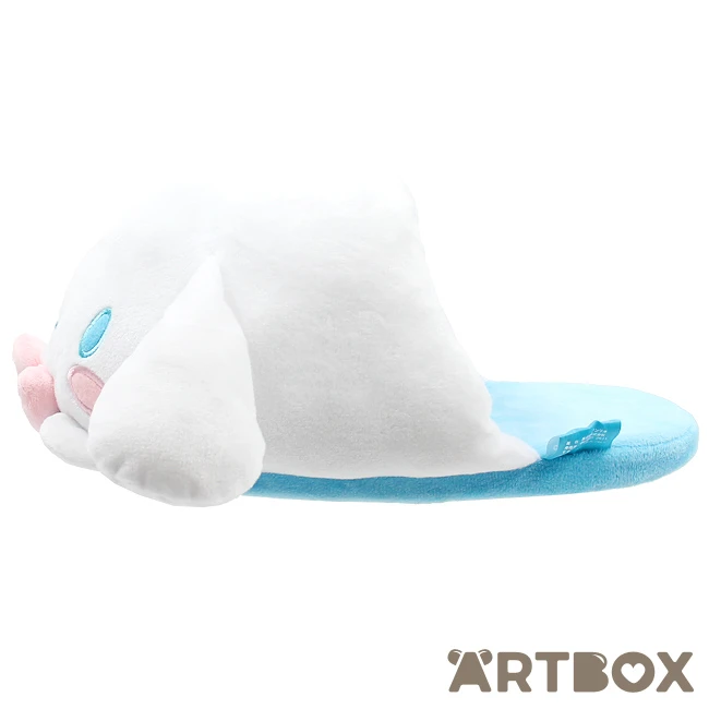 SANRIO Cinnamoroll Classic 3D Face Design Soft Plush Slippers 2 SANRIO Cinnamoroll Classic 3D Face Design Soft Plush Slippers - Image 2