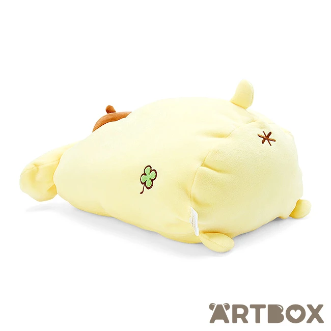 SANRIO PomPomPurin Laying Down Mochi Mochi Cushion Plush 2 SANRIO PomPomPurin Laying Down Mochi Mochi Cushion Plush - Image 2