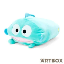 SANRIO Hangyodon Laying Down Mochi Mochi Cushion Plush