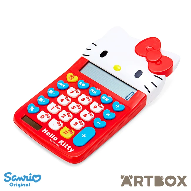 SANRIO Hello Kitty Solar Powered Die-Cut Calculator 1 SANRIO Hello Kitty Solar Powered Die-Cut Calculator