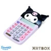 SANRIO Kuromi Solar Powered Die-Cut Calculator