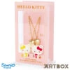 SANRIO Hello Kitty & Mimmy Bear Cape Gold Plated Two Strand Necklace