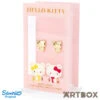 SANRIO Hello Kitty & Mimmy Bear Cape Gold Plated Non-Pierce Earrings