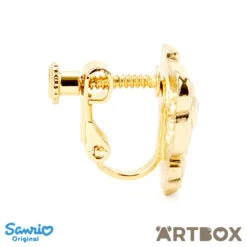 SANRIO Hello Kitty & Mimmy Bear Cape Gold Plated Non-Pierce Earrings 5 SANRIO Hello Kitty & Mimmy Bear Cape Gold Plated Non-Pierce Earrings -Fashion Gift Shop 638498 Earrings Cape KT 3 650