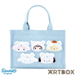 Sanrio Characters Fluffy Snow Applique Decoration Handbag