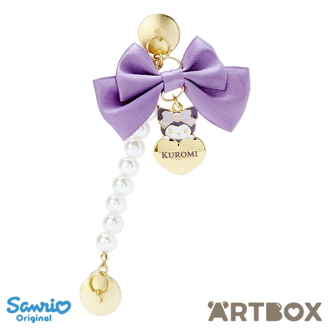 No Brand Kuromi Bijou Series Pearl Strand Smartphone Hand Strap 2 No Brand Kuromi Bijou Series Pearl Strand Smartphone Hand Strap - Image 2