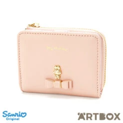 SANRIO My Melody Pink Bow Decoration Folding Small Wallet