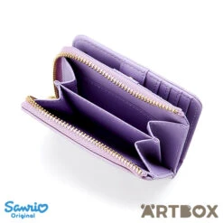 SANRIO Kuromi Purple Bow Decoration Folding Small Wallet -Fashion Gift Shop 674541 Wallet KU 2 650