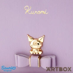 SANRIO Kuromi Purple Bow Decoration Folding Small Wallet -Fashion Gift Shop 674541 Wallet KU 4 650