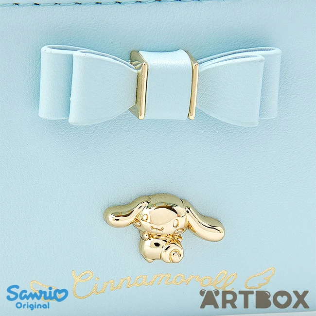 SANRIO Cinnamoroll Blue Bow Decoration Zipped Coin Purse 4 SANRIO Cinnamoroll Blue Bow Decoration Zipped Coin Purse - Image 4