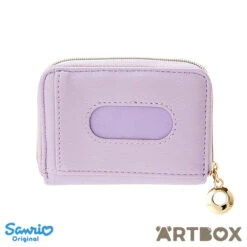 SANRIO Kuromi Purple Bow Decoration Zipped Coin Purse -Fashion Gift Shop 674575 Wallet KU 2 650
