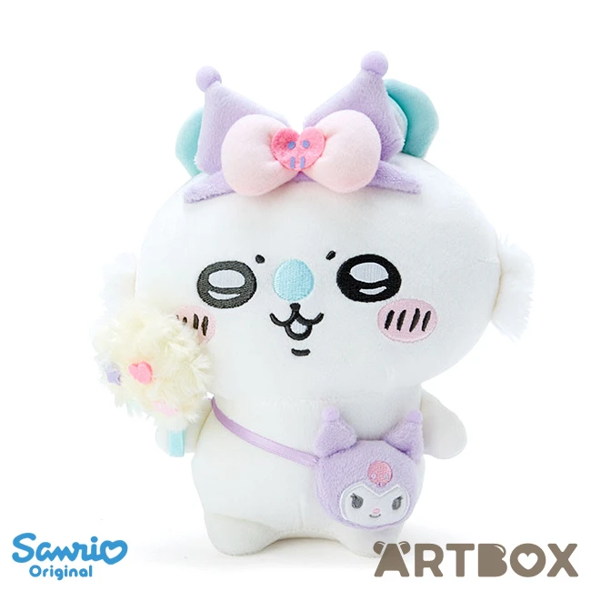 Kuromi Hat Momonga Chiikawa X Sanrio Medium Plush 1 Kuromi Hat Momonga Chiikawa X Sanrio Medium Plush