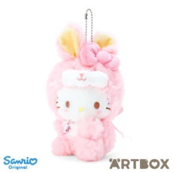 SANRIO Hello Kitty Fairy Rabbit Plush Mascot Keychain