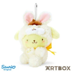SANRIO PomPomPurin Fairy Rabbit Plush Mascot Keychain