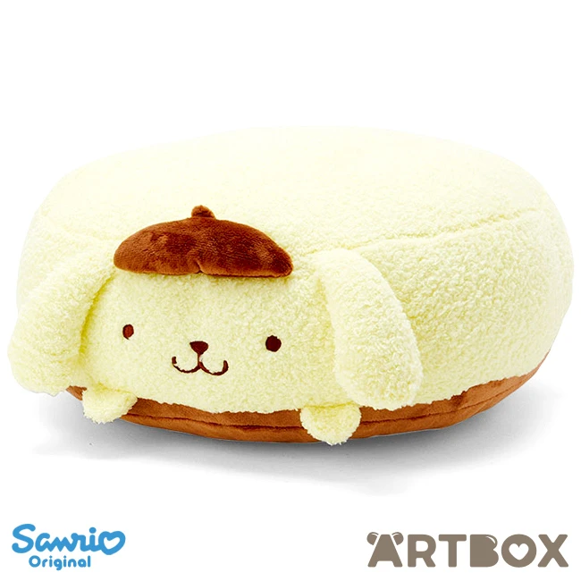 SANRIO PomPomPurin Doughnut Style Large Plush Cushion 1 SANRIO PomPomPurin Doughnut Style Large Plush Cushion
