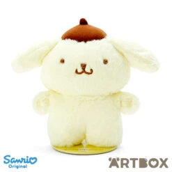 SANRIO PomPomPurin Pitatto Friends Medium Plush Doll With Stand