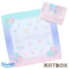 SANRIO Little Twin Stars Book Series Handkerchief And Pouch Set