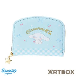 SANRIO Cinnamoroll Golden Logo Detail Zipped Coin Purse