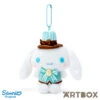 SANRIO Cinnamoroll Tea Room Series Plush Mascot Keychain